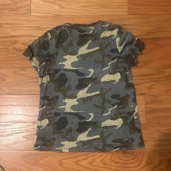 Madewell linen camo tee - Picture 6 of 7